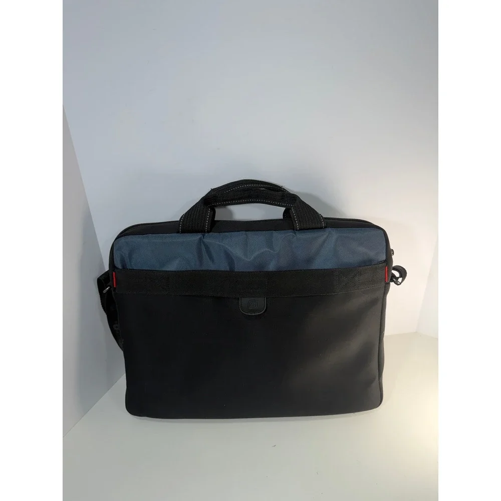 SwissGear The Sherpa Laptop Messenger Bag Black Blue Business Briefcase 27501060